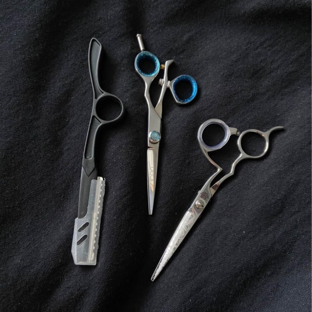 ICON SHEARS shear set with case